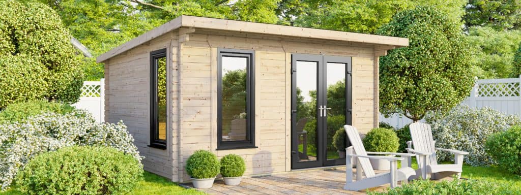 14x10 Power Pent Log Cabin W DD 1024x384 1