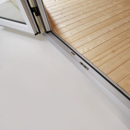 Power Log Cabin uPVC Door Threshold