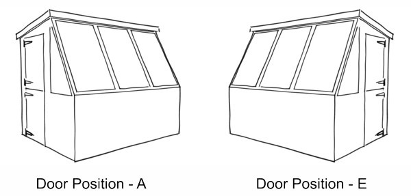 TGB Potting Shed *FREE ASSEMBLY* 5 potting shed door positions 600