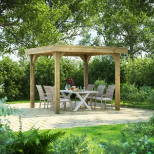 10x10-Power-Pressure-Treated-Wooden-Gazebo-1