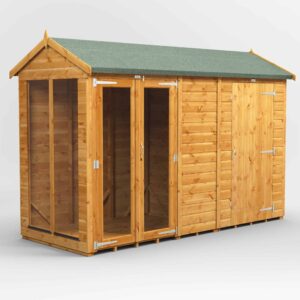 10x4-Power-Apex-Summerhouse-Combi-includes-4ft-Side-Store