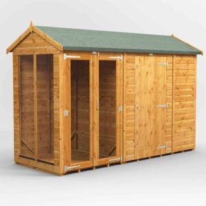 10x4-Power-Apex-Summerhouse-Combi-includes-6ft-Side-Store