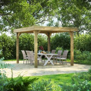 12x10-Power-Pressure-Treated-Wooden-Gazebo-2