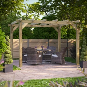 12x10-Power-Pressure-Treated-Wooden-Pergola-Lifestyle-1