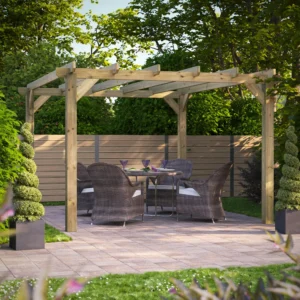 12x14-Power-Pressure-Treated-Wooden-Pergola-Lifestyle-1