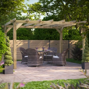 14x12-Power-Pressure-Treated-Wooden-Pergola-Lifestyle-2
