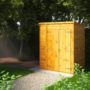 5x4-Power-Pent-ToolShed-Double-Door