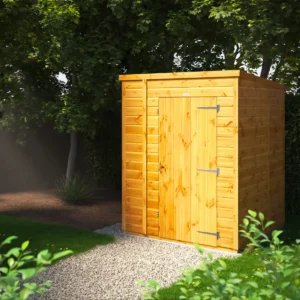 5x5-Power-Pent-ToolShed-Single-Door-1