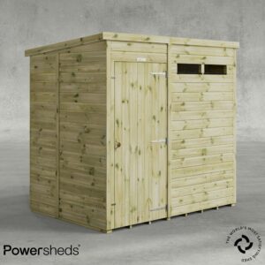 7x5-Powersheds-Security-Pent-Pressure-Treated-Single-Door-Security-Windows-Tongue-and-G
