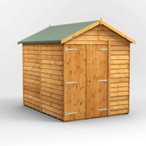 8x6-Power-Overlap-Apex-Shed-No-Windows-Double-Door
