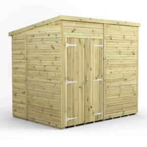 8x6-Premium-Pent-No-Windows-Double-Door