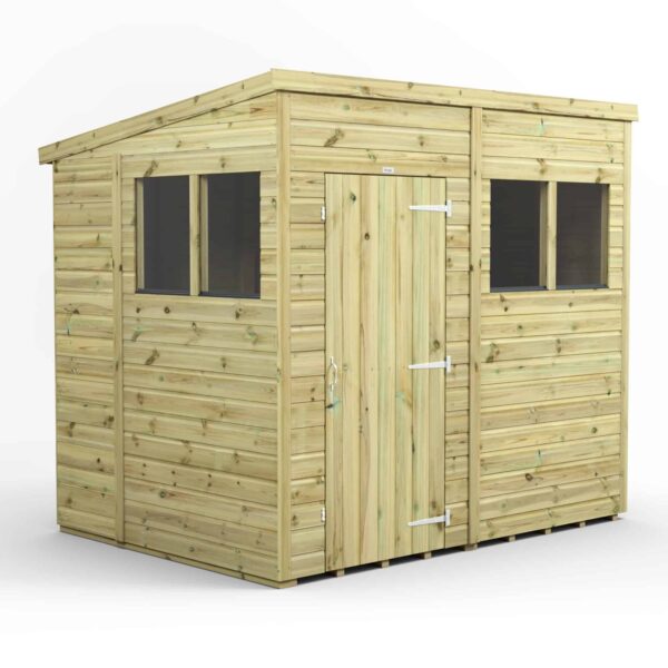 8x6-Premium-Pent-Windows-Single-Door