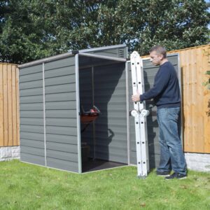 Palram_Garden_Sheds_Pent_4x6_Grey_Atmosphere_1-scaled