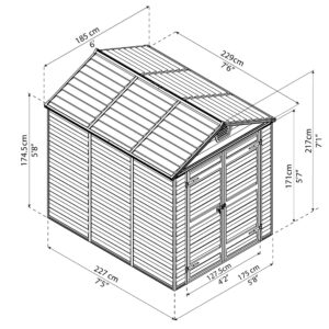 Palram_Garden_Sheds_Skylight_6x8_Dimensions-scaled