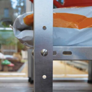 Palram_Greenhouses_Accessories_Steel_Work_Bench_Adjustment_Holes