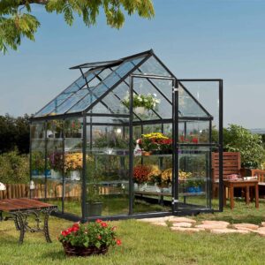 Palram_Greenhouses_Harmony_6x6_Grey_Main_1