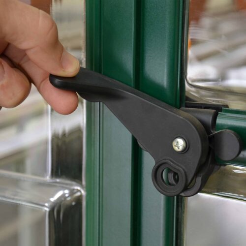 Palram Greenhouses Hybrid Harmony Green Door Handle 1