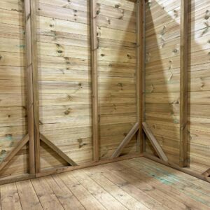 POWER PREMIUM Pent Summerhouse® 5 Premium Timber scaled 1