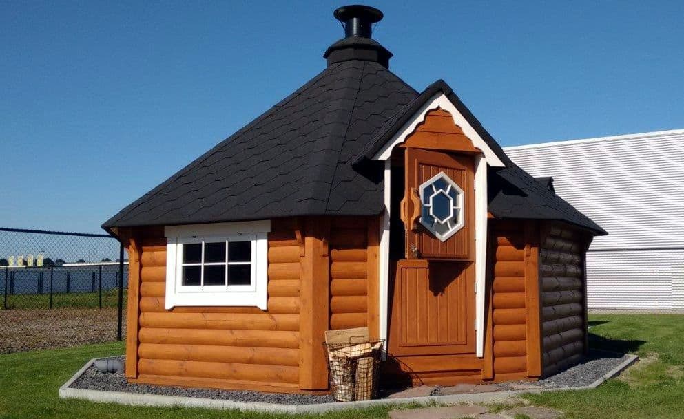 Finlandic 17m2 Straight Wall BBQ Cabin