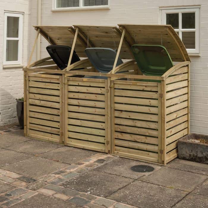 Featured image for “Classic Triple Wheelie Bin Store”