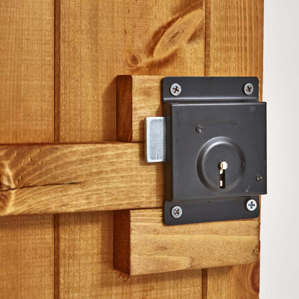 POWER SHIPLAP Pent Shed® 6 Internal Lock with Key