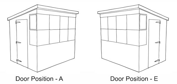 TGB Sunflower Potting Shed *FREE ASSEMBLY* 6 sunflower shed door positions 600